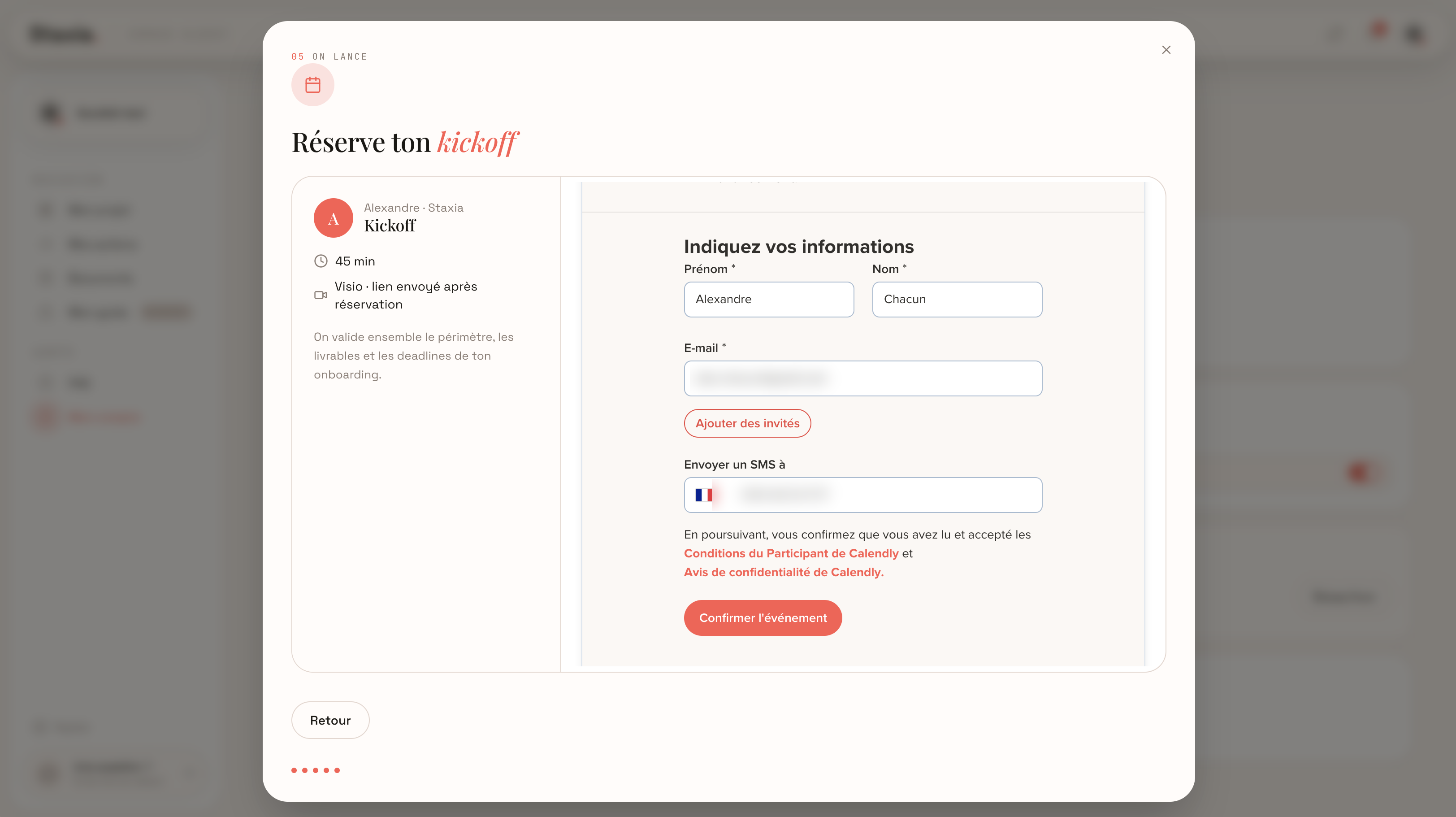 Onboarding — tes infos