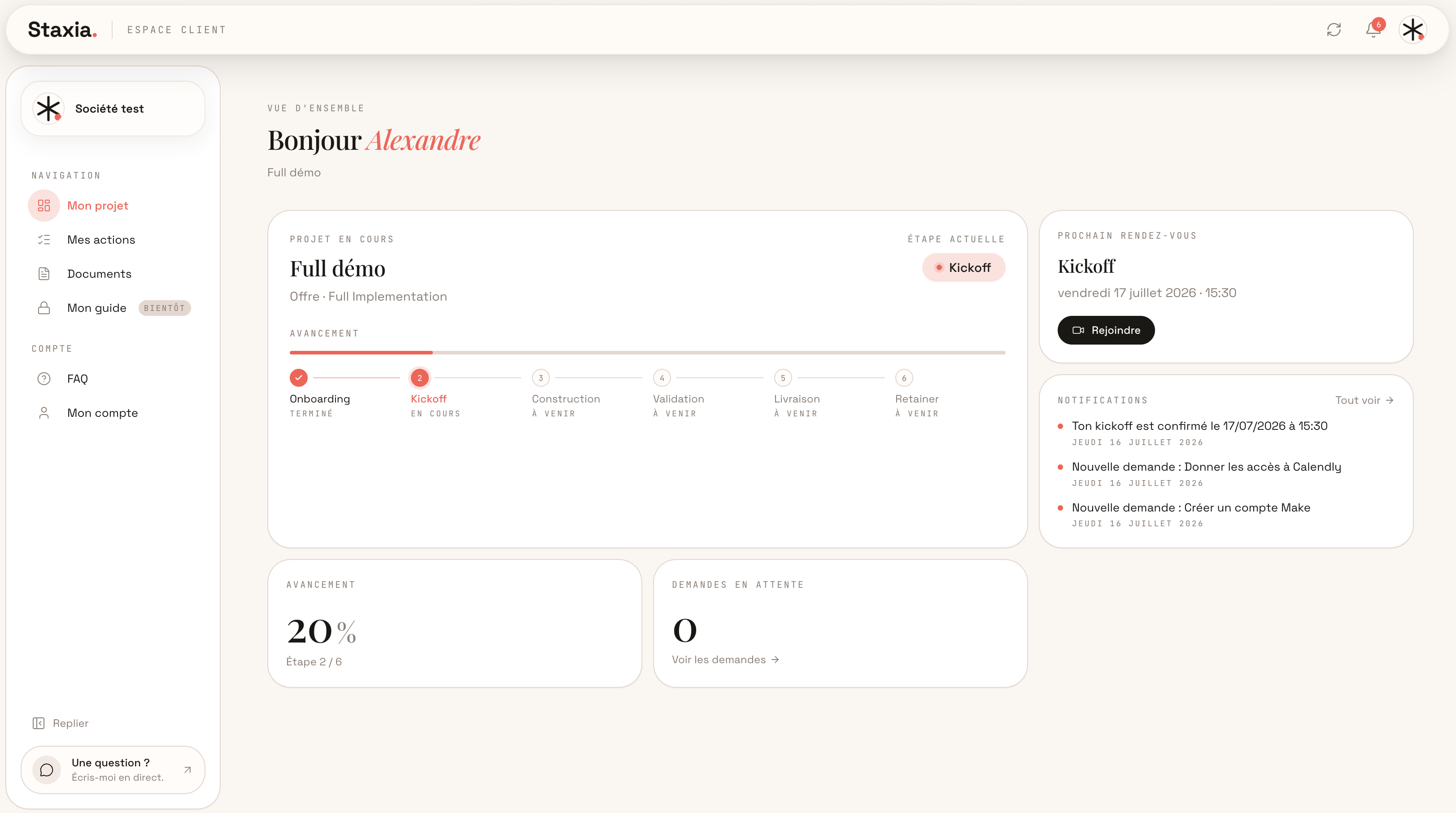 Mon projet
