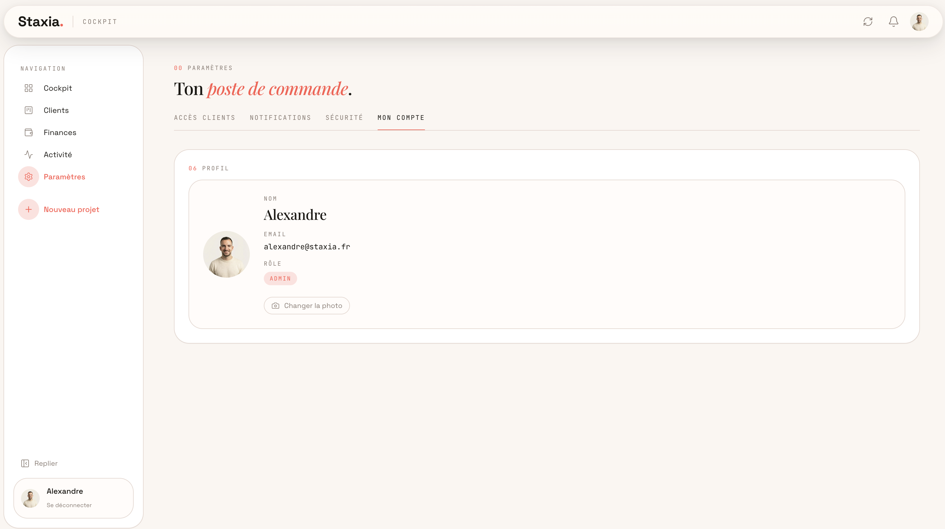 Mon compte